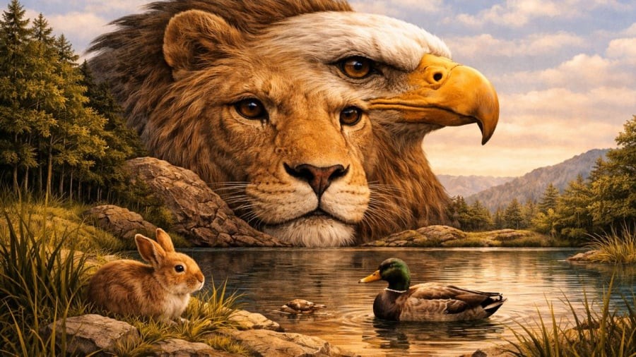 Bạn thấy con vật nào trước tiên?