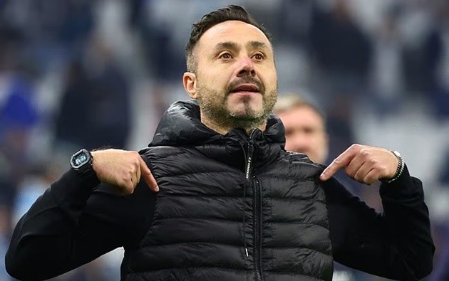 CĐV Spurs phản đối việc bổ nhiệm De Zerbi