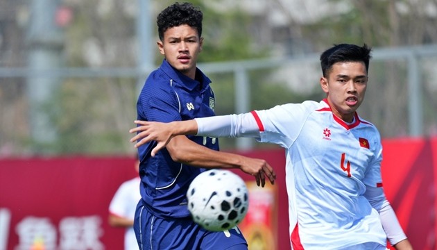 U23 Việt Nam thua sát nút U23 Thái Lan.