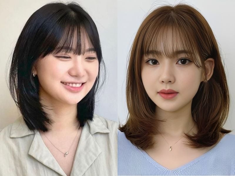 Sự kết hợp giữa tóc ngắn và mái thưa mang lại hiệu quả “hack tuổi” rõ ràng.