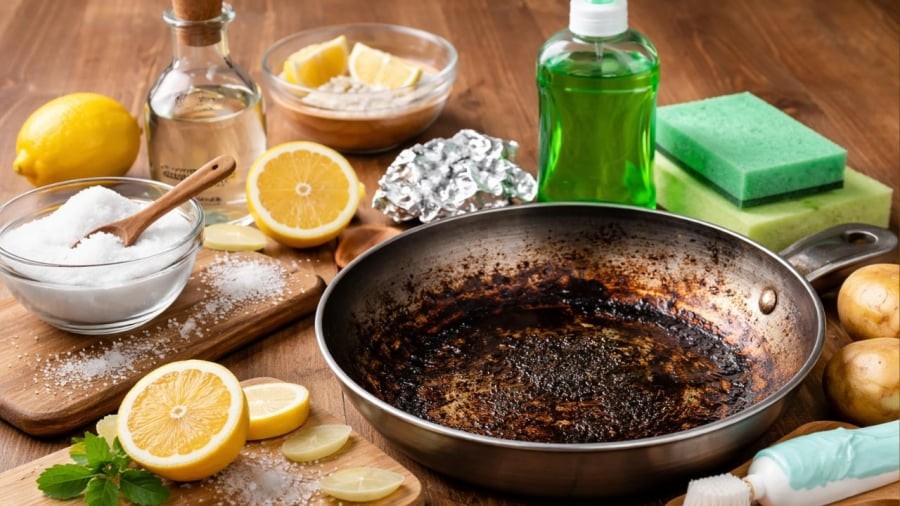 Những mẹo này có thể giúp nồi chảo cháy đen trở nên sáng bóng