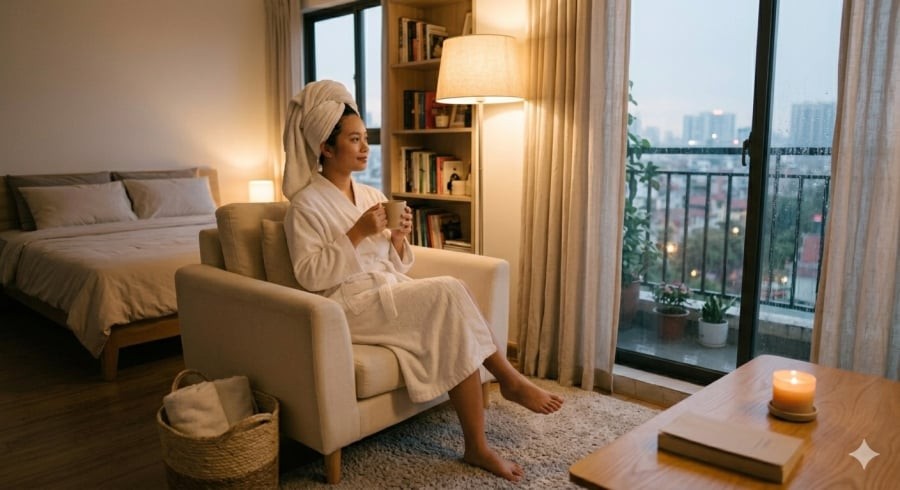 Thời điểm tắm và ăn uống có thể ảnh hưởng đến cảm giác của cơ thể