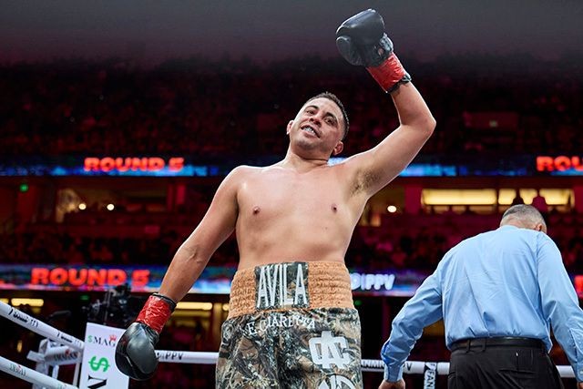 Chris Avila trong một trận đấu boxing