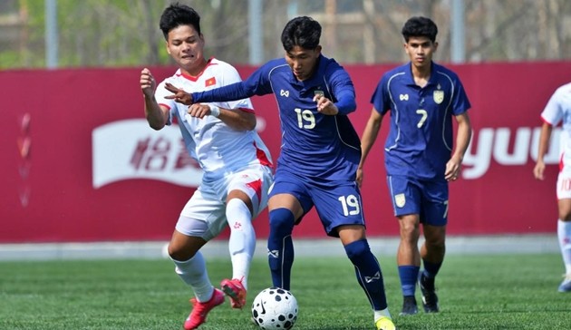 U23 Thái Lan thắng U23 Việt Nam với tỷ số tối thiểu.