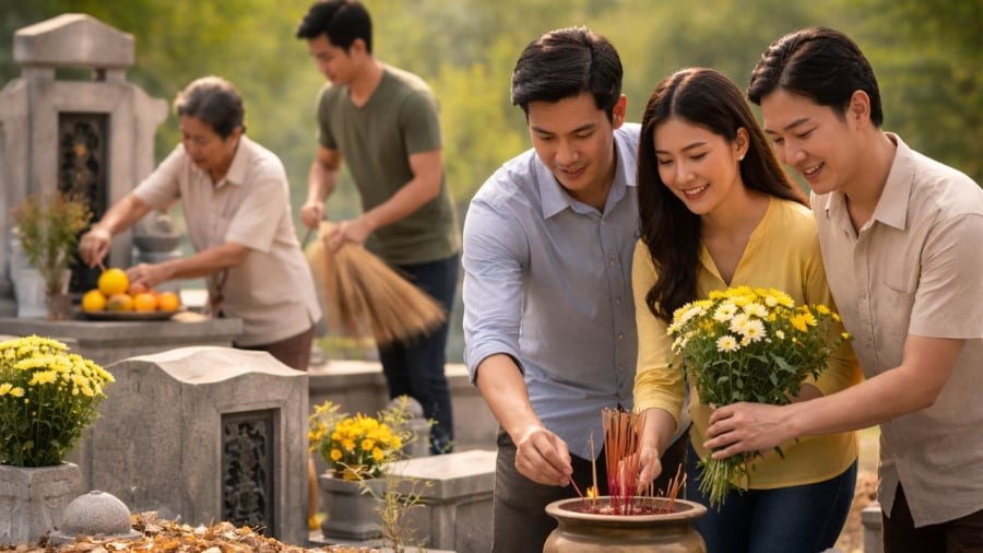 Con rể không tảo mộ nhà vợ theo quan niệm xưa