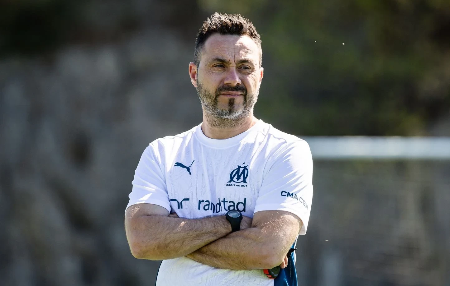 Roberto De Zerbi nổi tiếng với cá tính mạnh.