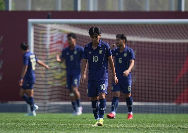 U23 Thái Lan hứng chịu thất bại trước U23 Triều Tiên. Ảnh: FAT