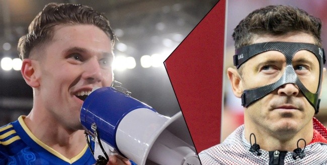 Viktor Gyokeres so tài với Lewandowski.