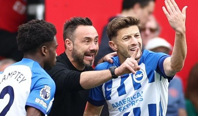 Adam Lallana từng mô tả De Zerbi là 