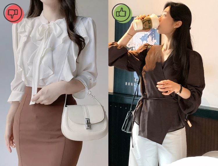 Những mẫu blouse với nhiều chi tiết như bèo nhún, nơ lớn hoặc tay phồng quá mức từng tạo nên sức hút trong một thời gian dài. 
