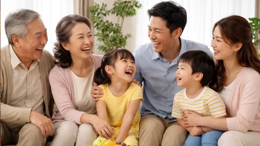 Gia đình nào đầy ắp 3 tiếng nói này thì êm ấm hạnh phúc