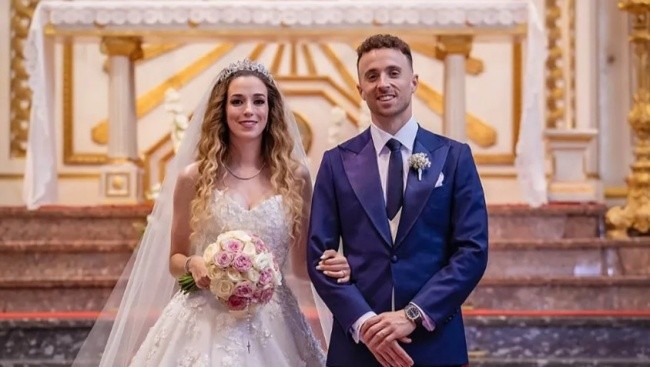 Hình ảnh đám cưới của Jota và Rute.