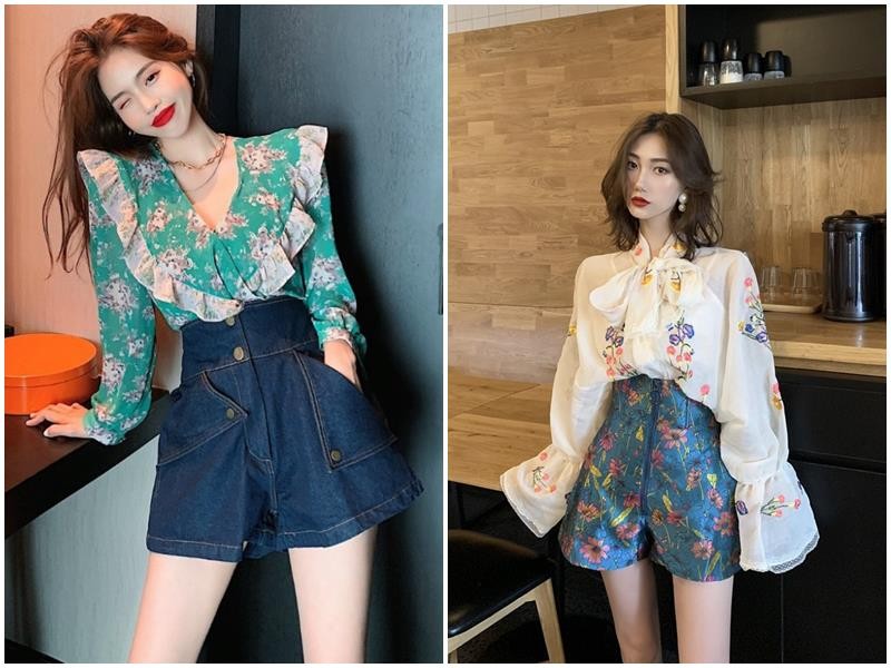 Kiểu họa tiết này mang lại hiệu ứng thị giác rõ ràng, giúp trang phục trở nên nổi bật hơn. 