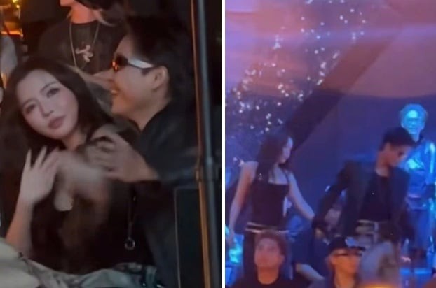 Bích Phương và Tăng Duy Tân tình tứ tại sự kiện. Ảnh: FC Bích Phương.
