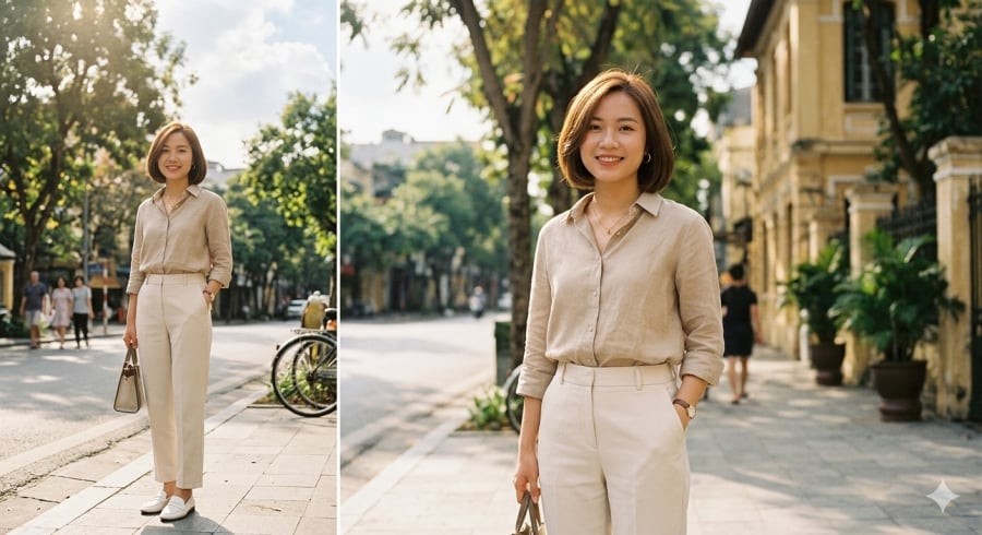 Tóc Bob ngang cằm giúp gương mặt thanh thoát, trẻ trung và cực kỳ dễ ứng dụng trong mùa hè.