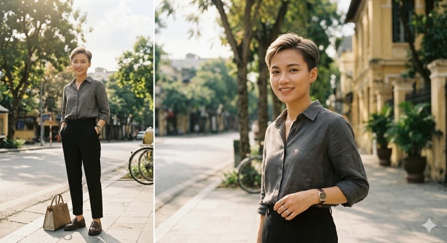 Tóc Pixie mang đến vẻ ngoài năng động, hiện đại và “giải nhiệt” tối đa trong những ngày nắng nóng.