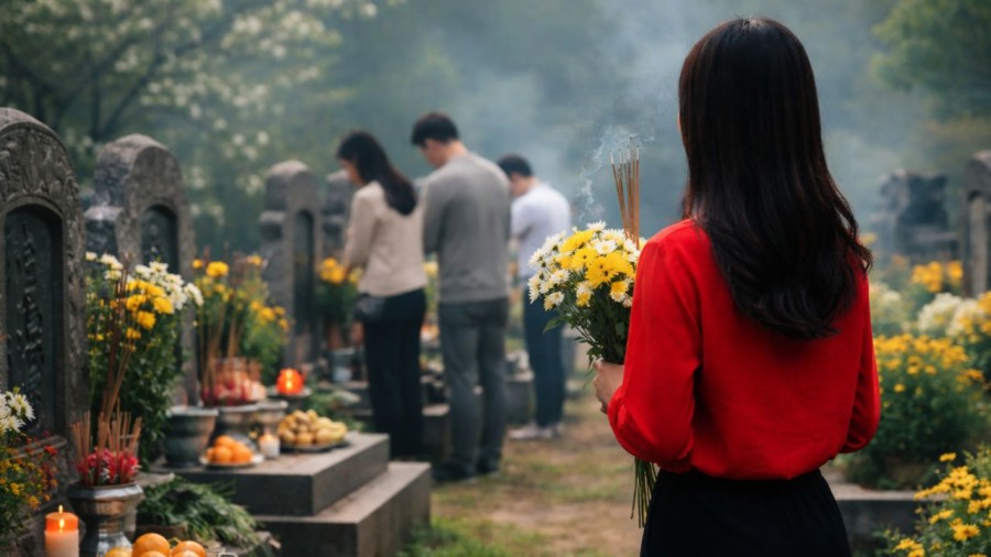 Tiết Thanh Minh 5/4-20/4 nên chú ý kiêng màu đỏ