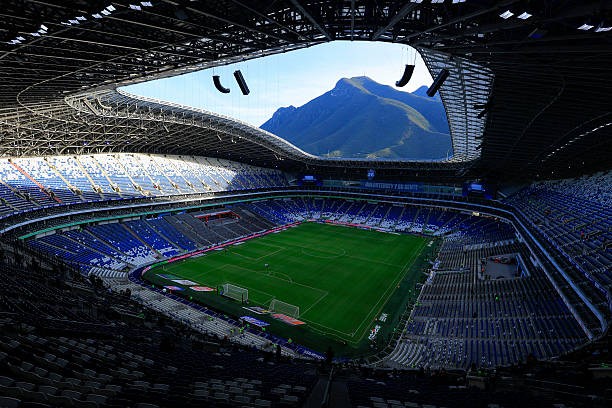 Bên trong sân vận động Estadio BBVA. 