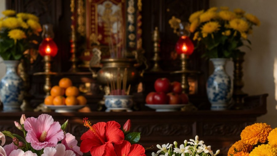 Nhiều loại hoa đẹp nhưng không được dùng dâng cúng