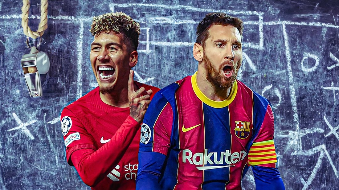 Lionel Messi và Roberto Firmino là 2 số 9 ảo từng khiến bao hàng phòng ngự điên đảo.
