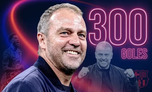 Barca của Flick đã có 300 bàn thắng