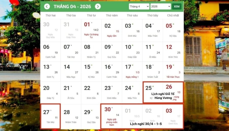 Đối với cán bộ, công chức, viên chức, lịch nghỉ lễ được áp dụng theo quy định pháp luật về lao động, Luật Viên chức 2025 và Luật Cán bộ, công chức 2025.

