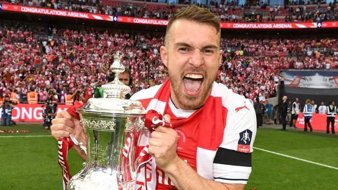  Ramsey có những năm tháng thành công với Arsenal.