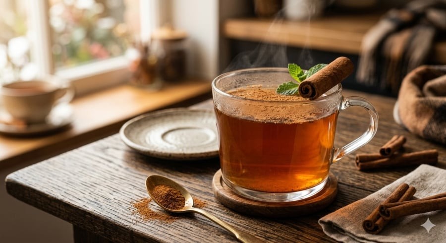 Thêm một lượng nhỏ quế vào món ăn giúp tăng hương vị và bổ sung hợp chất có lợi