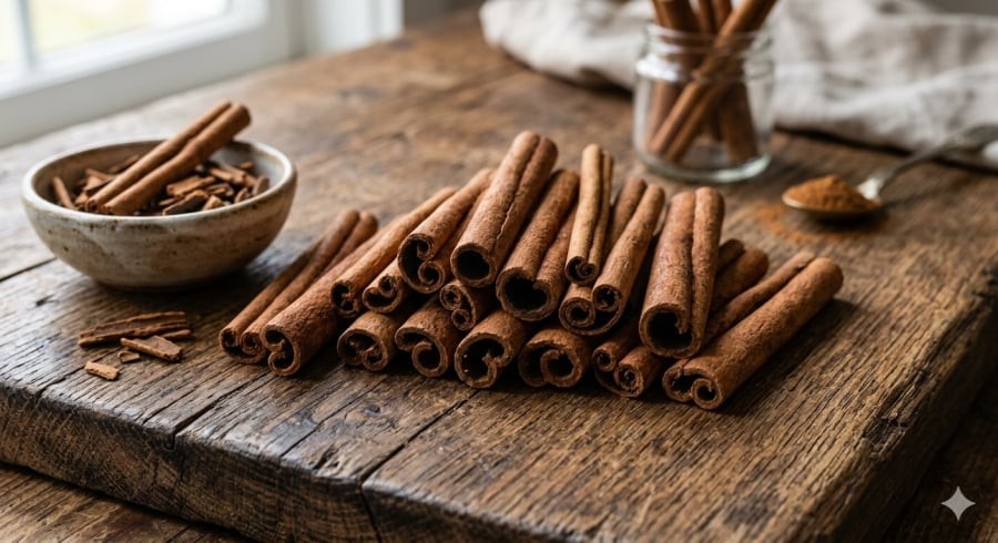 Quế là gia vị quen thuộc chứa nhiều hợp chất chống oxy hóa có lợi cho sức khỏe
