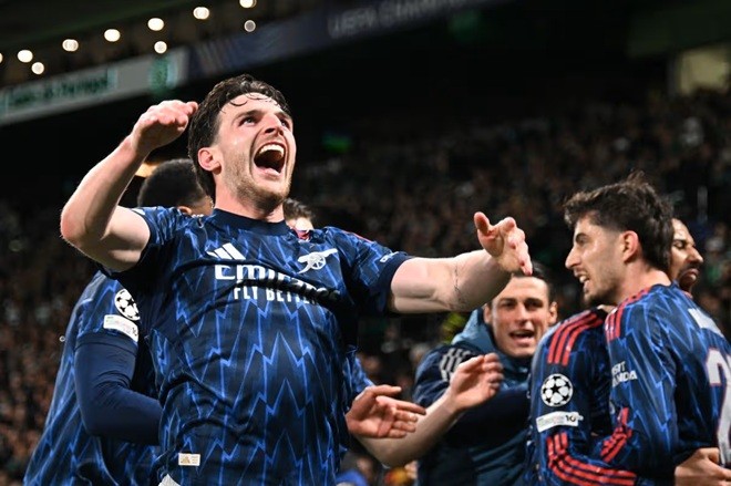 Rice là nhân tố quan trọng giúp Arsenal thắng Sporting.