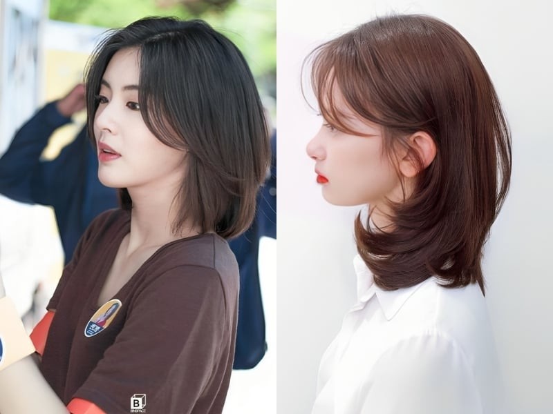 Sự kết hợp giữa tóc ngắn và mái bay đang trở thành xu hướng nhờ khả năng “hack tuổi” rõ rệt