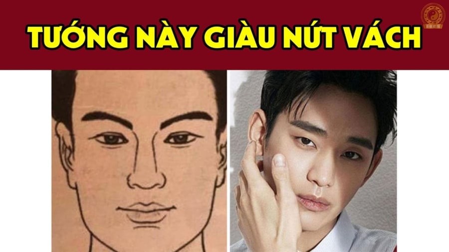 Tướng cằm giàu có 