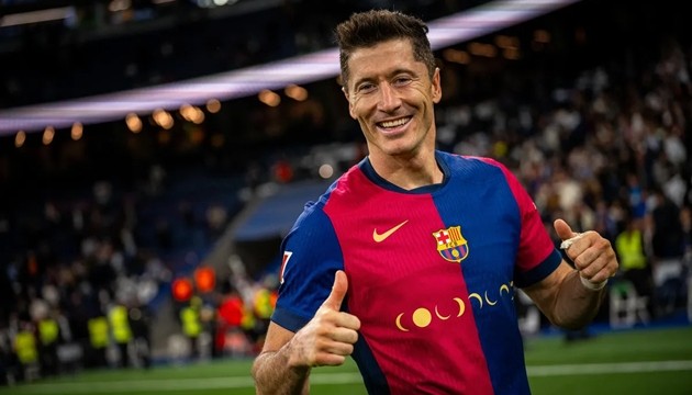 AC Milan muốn sở hữu Lewandowski.