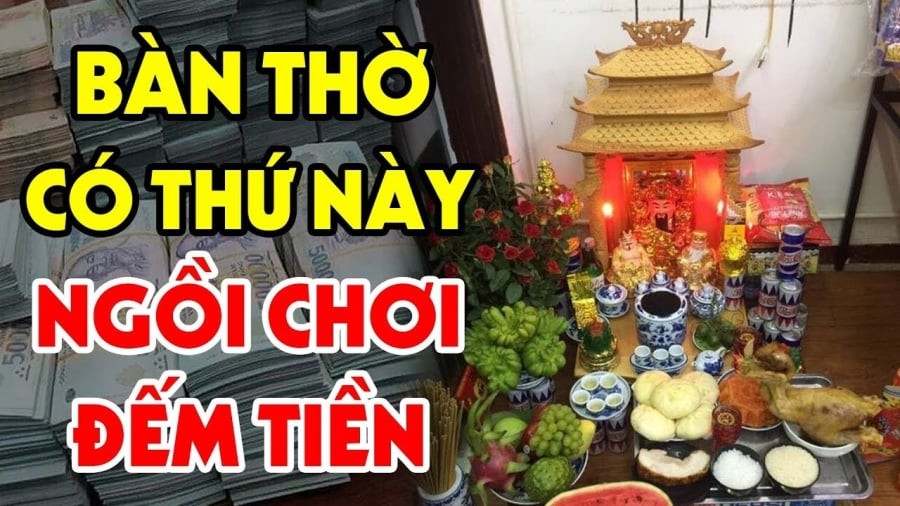 3 thứ đặt lên bàn thờ nghèo cũng hóa giàu