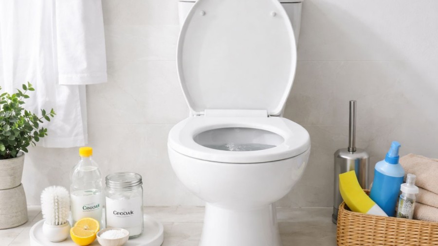 Áp dụng những mẹo này bạn có thể cọ sạch bồn cầu như mới