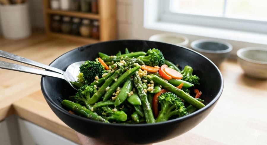 Nấu ăn với lượng dầu vừa phải giúp món ăn ngon miệng và tốt cho sức khỏe