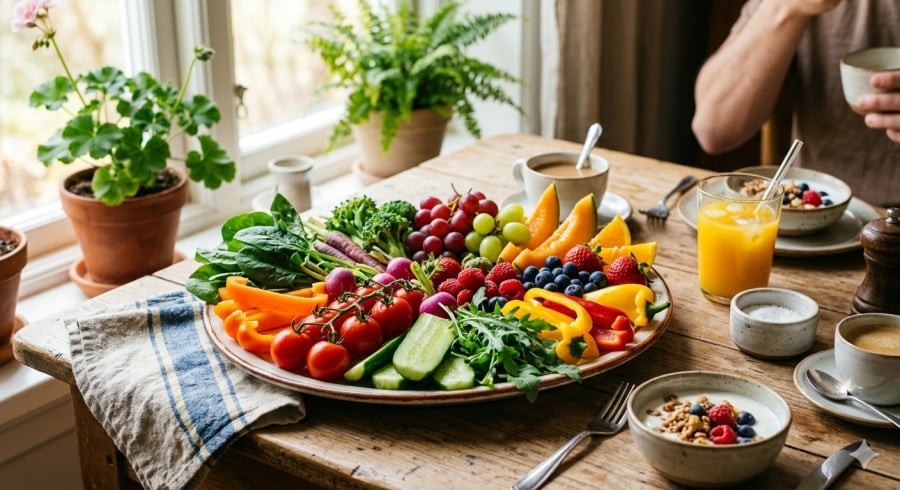 Ưu tiên thực phẩm tươi giúp cân bằng dinh dưỡng và hỗ trợ sức khỏe lâu dài