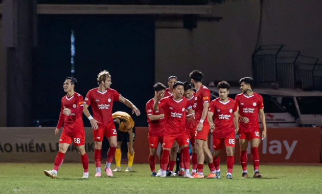 Thể Công Viettel giành chiến thắng tối thiểu trước Thanh Hóa. Ảnh: VPF