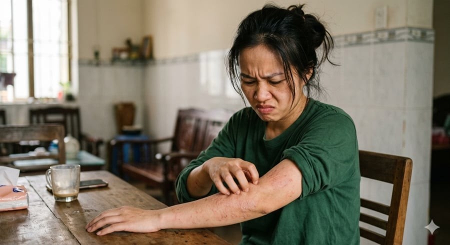 Ngứa kéo dài không rõ nguyên nhân có thể là dấu hiệu cơ thể đang gặp vấn đề bên trong