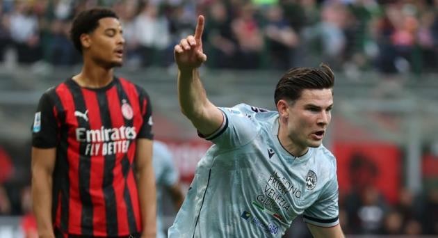 Udinese hoàn toàn xứng đáng với chiến thắng.