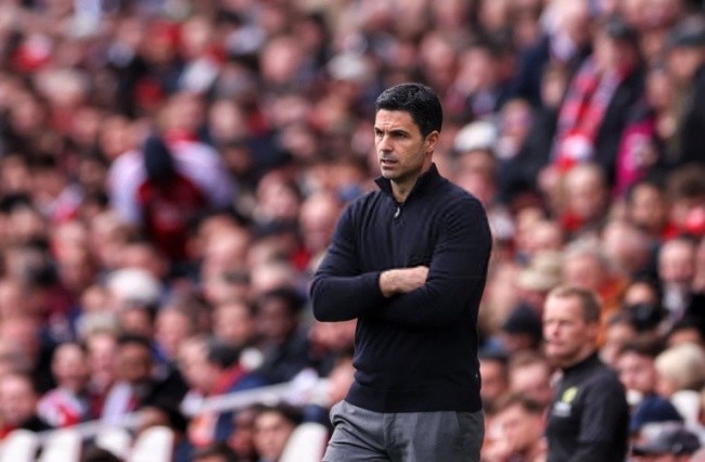 Arsenal của Arteta nguy cơ bị Man City lật ngược thế cờ.