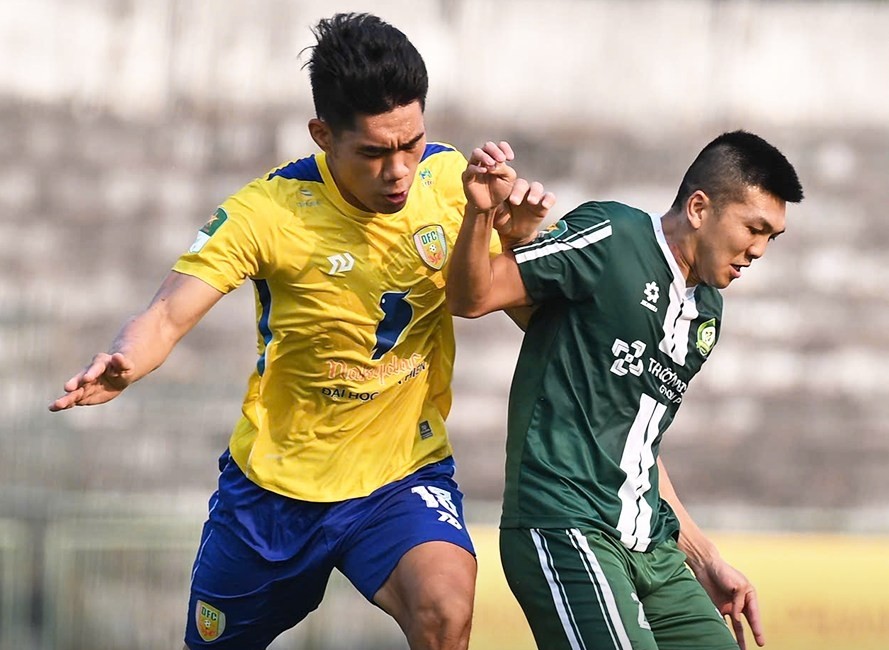 Đồng Nai có trận hòa nhạt nhòa với chủ nhà Đồng Tháp. Ảnh: VPF.