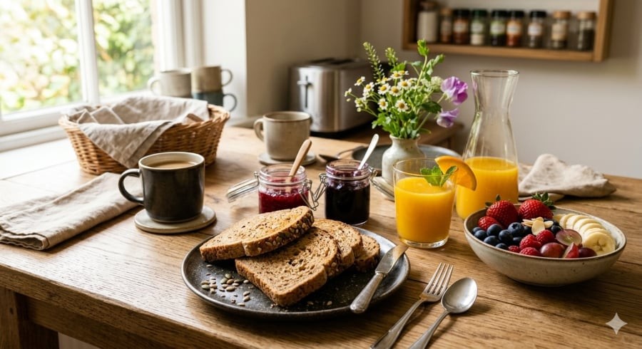 Một số lựa chọn bữa sáng quen thuộc có thể làm tăng đường huyết nếu kết hợp chưa hợp lý