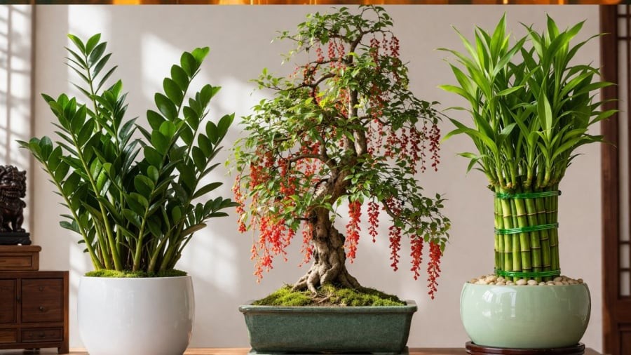 Những cây cảnh này được xem là cây phong thuỷ tài lộc