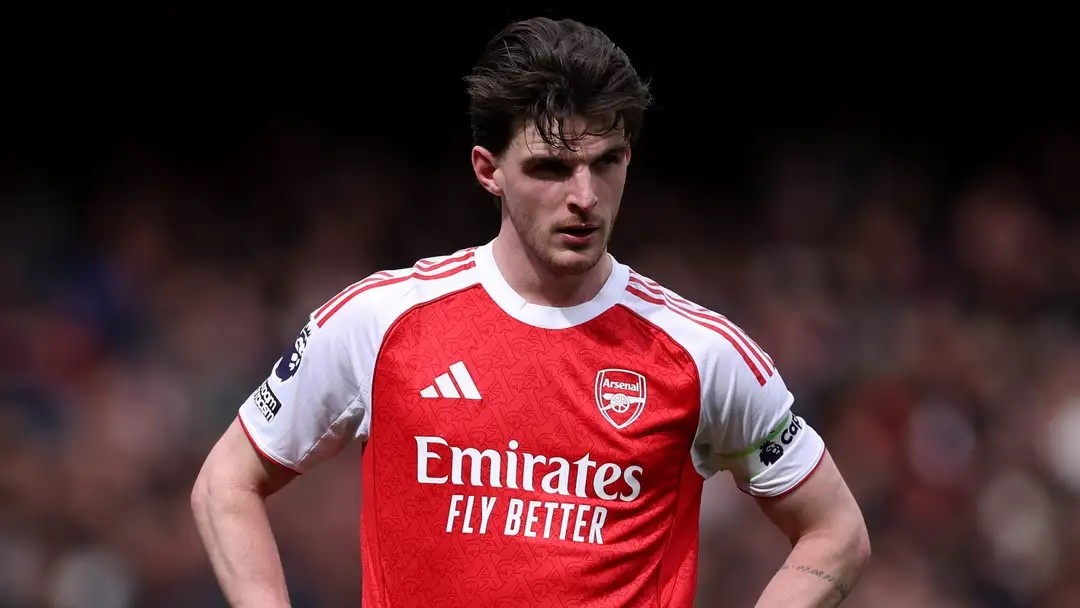 Declan Rice là 1 trong 5 cầu thủ vắng mặt ở buổi tập trước trận gặp Sporting.