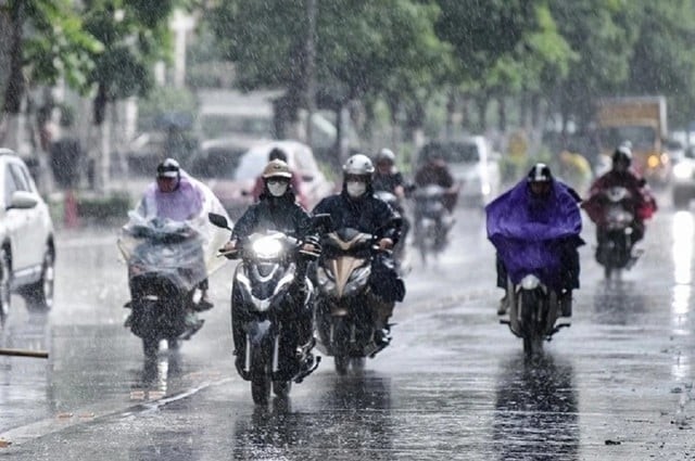 Từ khoảng 14–15/4, khối không khí mát từ lục địa Trung Quốc bắt đầu tràn xuống, khiến nắng nóng giảm dần và dự kiến chấm dứt vào khoảng 16/4.