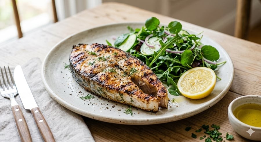 Chế biến cá béo đúng cách giúp giữ trọn giá trị dinh dưỡng và hương vị.