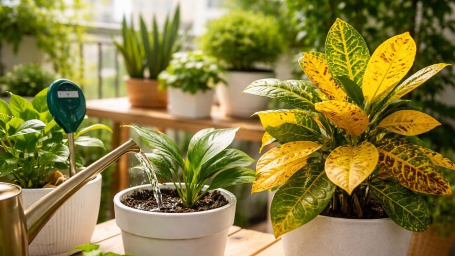 Chăm sóc cây cảnh mùa hè cần chú ý