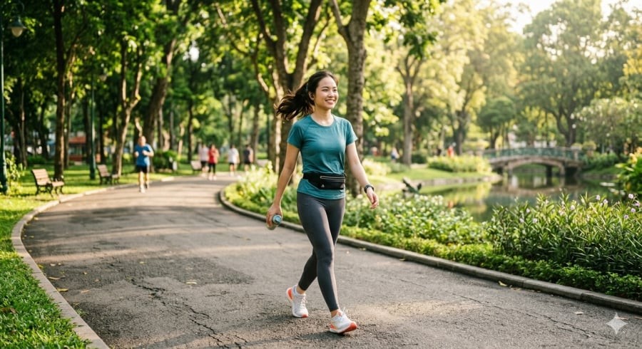 Duy trì vận động nhẹ mỗi ngày giúp cơ thể khỏe mạnh và dẻo dai hơn