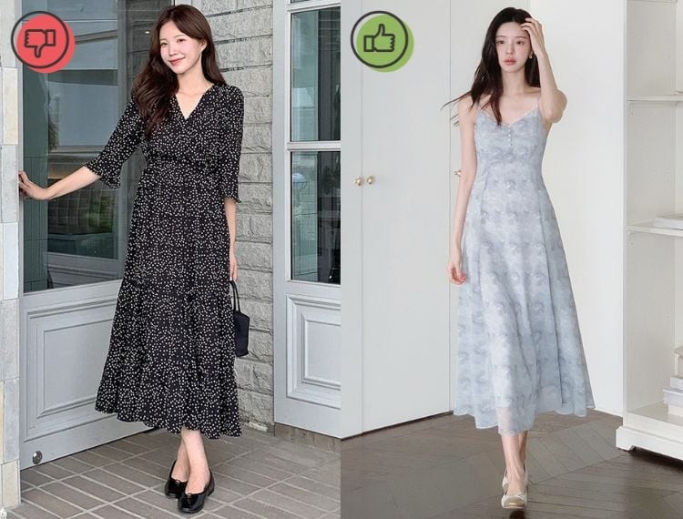 Khi diện lên, tổng thể trang phục có thể trông kém nổi bật và kém sức sống hơn.